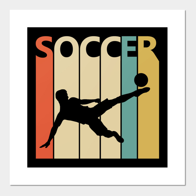 Vintage Retro Soccer Player Gift
